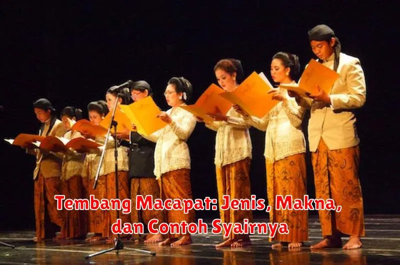 Tembang Macapat: Jenis, Makna, dan Contoh Syairnya