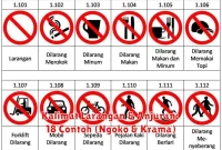 Kalimat Larangan & Anjuran: 18 Contoh (Ngoko & Krama)