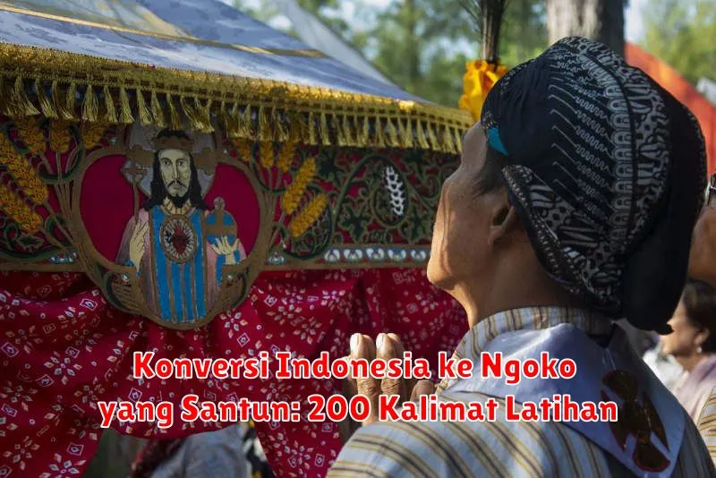 Konversi Indonesia ke Ngoko yang Santun: 200 Kalimat Latihan