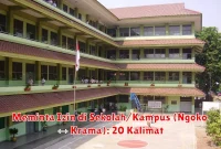 Meminta Izin di Sekolah/Kampus (Ngoko ↔ Krama): 20 Kalimat