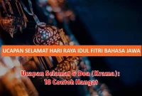 Ucapan Selamat & Doa (Krama): 18 Contoh Hangat